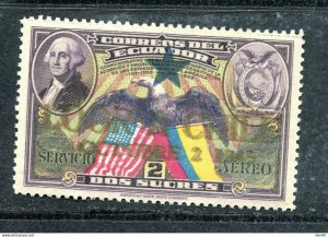 Ecuador 1945 Overprint Double on C141a San 177b 12556