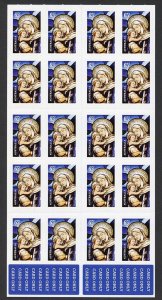 Australia SG4282a Christmas 2014 Mary and Baby Jesus booklet pane (SB488) U/M