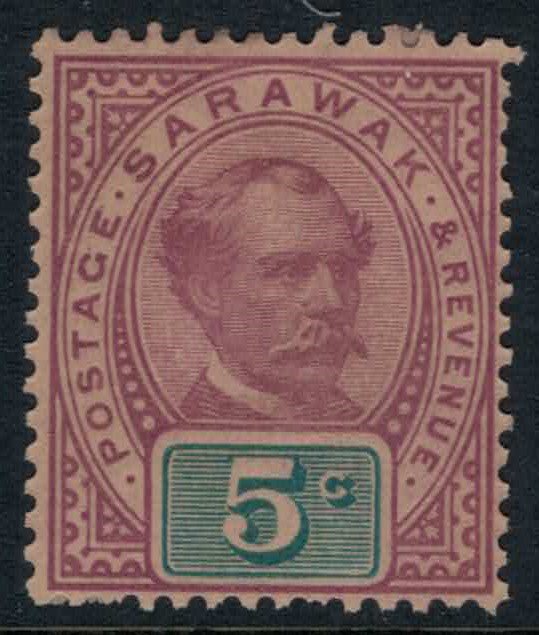 Sarawak #12* toning CV $35.00