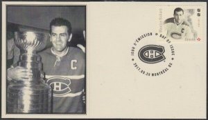 CANADA # 3027.12 - LEGENDS of HOCKEY MAURICE RICHARD on SUPERB FIRST DAY COVER