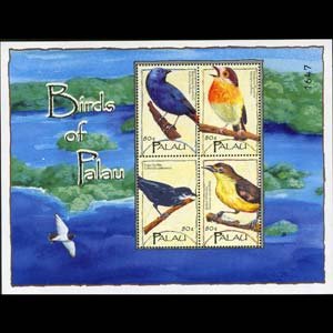 PALAU 2004 - Scott# 789 Sheet-Birds NH