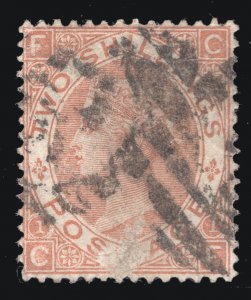 MOMEN: GREAT BRITAIN SC #56 1880 USED $3,750 LOT #66839*