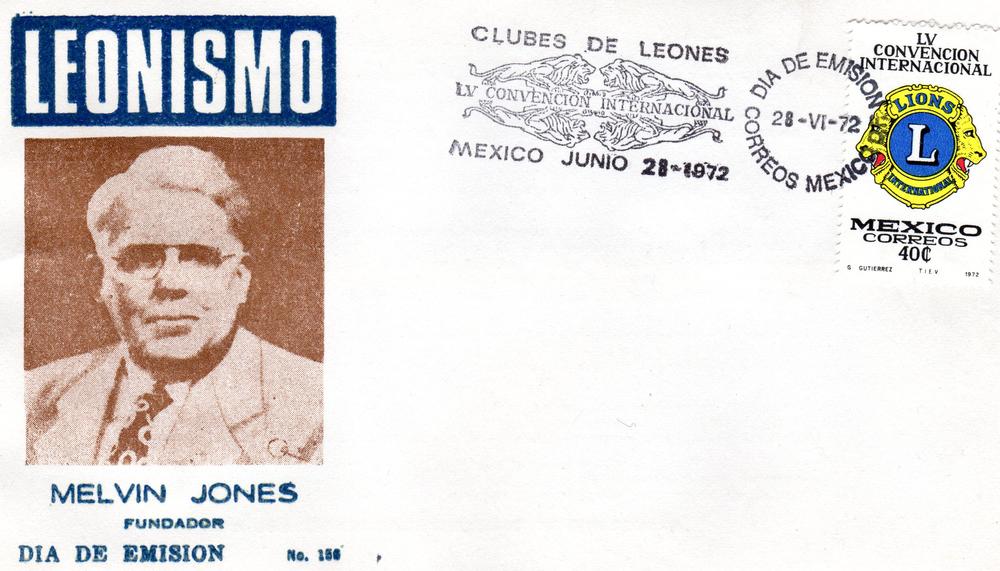 Pin's Lions Club - Texas - Mexico City 1972 - Laiton - Collection