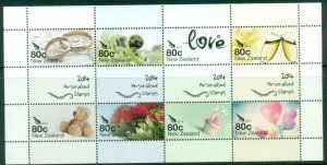 New Zealand 2014 Personalized Stamps MS MUH