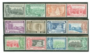 Montserrat #114-125 Unused Single