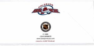 US 2001 Stanley Cup Champions Colorado Avalanche!