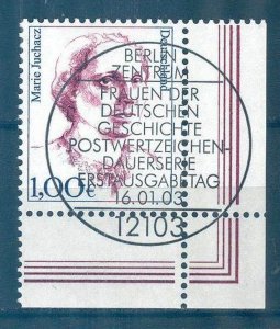 Germany 2003 Definitive Famous Women's M. Juchacz Mi. 2305 Used / CTO