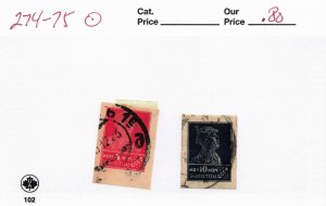 RUSSIA  274-75   USED