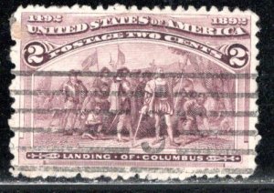 United States Scott # 231, used