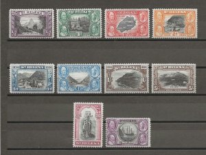 ST HELENA 1934 SG 114/23 MLH Cat £425