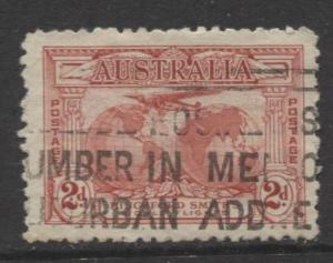 Australia - Scott 111 - Southern Cross & Hemispheres -1931-Fine Used - 2p Stamp