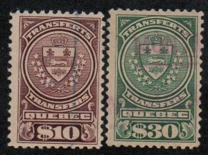 Canada Revenues Quebec Stock Tranfers QST17-18 Used