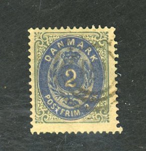 DENMARK #16 USED FVF Cat $29