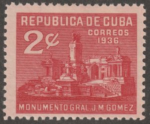 Cuba, stamp, Scott#323,  mint, hinged,  Gomez