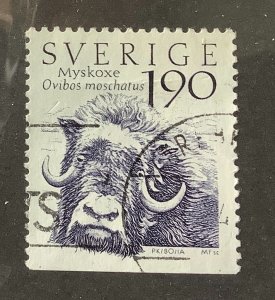 Sweden 1984 Scott 1489 used - 1.90kr, Mountain world, Musk ox