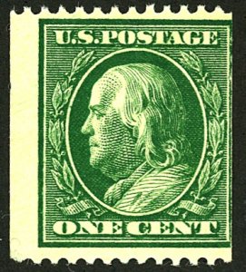U.S. #348 MINT OG LH 