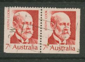 Australia SG 507  VFU  Booklet stamp bottom left & right ...