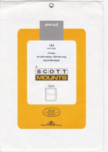 Scott  Black Mounts Size 153, Three Unopened packs