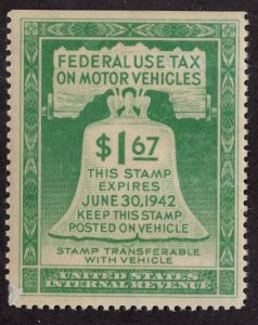 U.S. - RV2-   Very Fine - Never Hinged