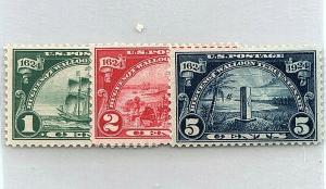 Goldpath: US STAMP SC# 614-16 N.H., SET CAT $38.75 _SBH_RB4_05