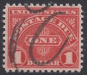 J 87 50c US Postage Due 1931 Used