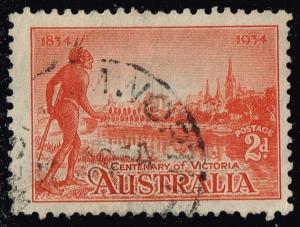 Australia #142a Centenary of Victoria; Used (4.50)