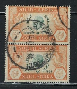 South Africa 71 Used 1935 Pair (fe6519)