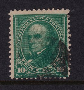 1894 Webster 10c green Sc 2582 used single stamp CV $20 (W3