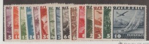 Austria Scott #C32-C46 Stamps - Mint Set