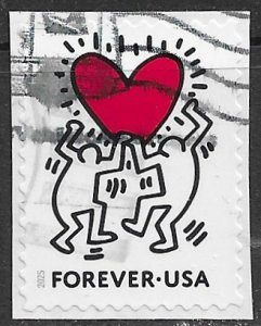 US ~ Scott # 5953 ~ Used on paper ~ Love