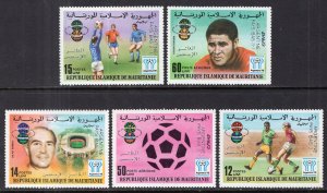 Mauritania 399-401,C187-C188 Soccer MNH VF