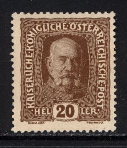 Austria 1916  Scott #151 MLH