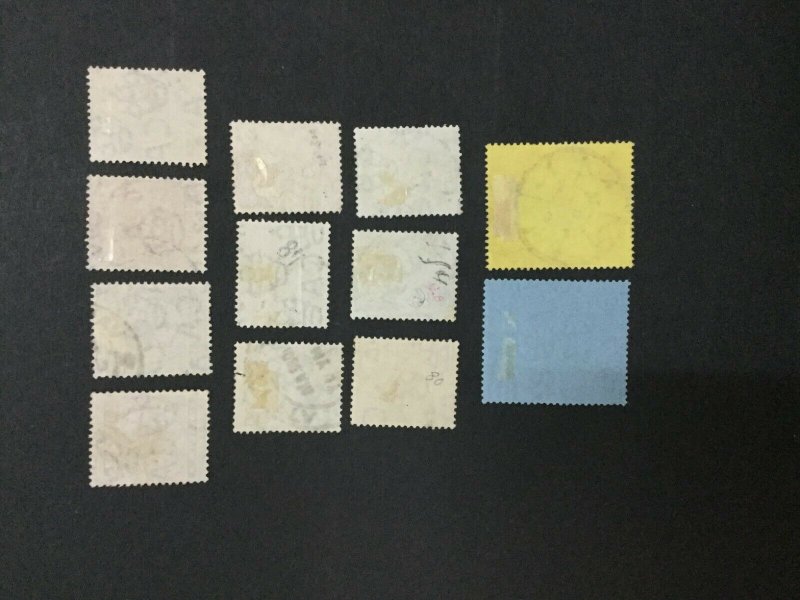 MOMEN: MALTA SG # 1914-21 MULT CROWN CA USED LOT #198914-6305