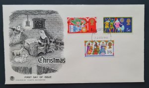 Great Britain 1969 Christmas  FDC  Stuarts Cover As Pictures