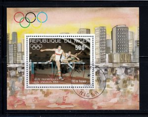 Olympic Games = Los Angeles '84 = Souvenir sheet NIGER q27 