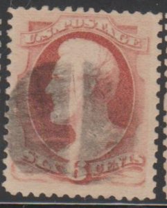U.S. Scott #186 Lincoln Stamp - Used Single