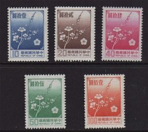 Taiwan 1979 Sc 2153-2156 National flower set MNH