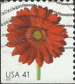 # 4181 USED RED GERBERA DAISY