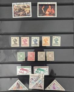 EDW1949SELL : FRENCH COLONIES Old Time Mint & Used collection. Nicely displayed.