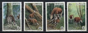 Zaire 1984 WWF Okapis MUH