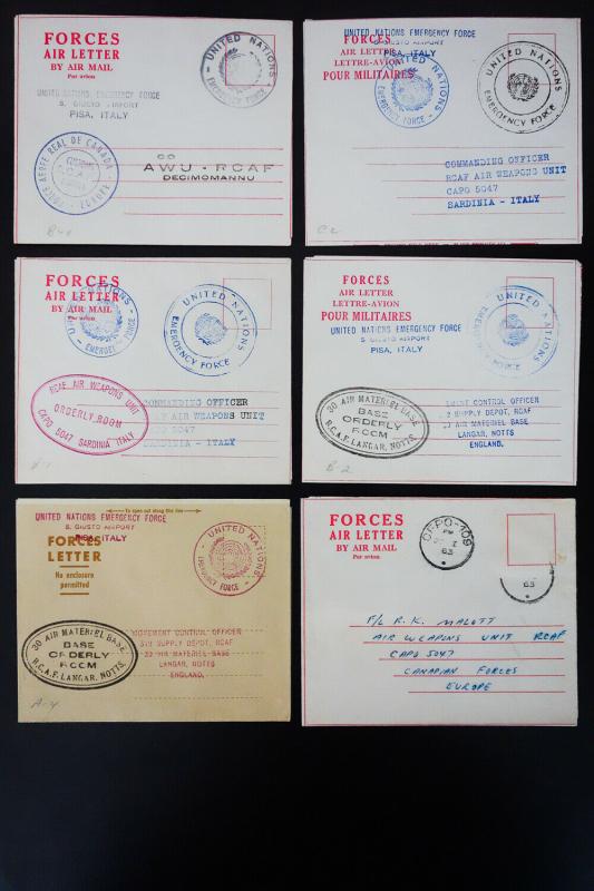 United Nations Emergency Forces Air Mail Collection