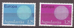 Yugoslavia - 1970 - Mi. 1379-80 (CEPT) - MNH - RB127