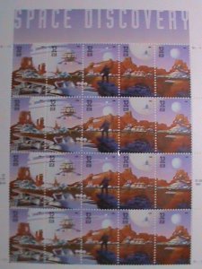 ​UNITED STATES-1998- SC#3242a SPACE DISCOVERY MIN FULL SHEET VERY FINE