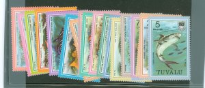 Tuvalu #96-113 Mint (NH) Single (Complete Set)