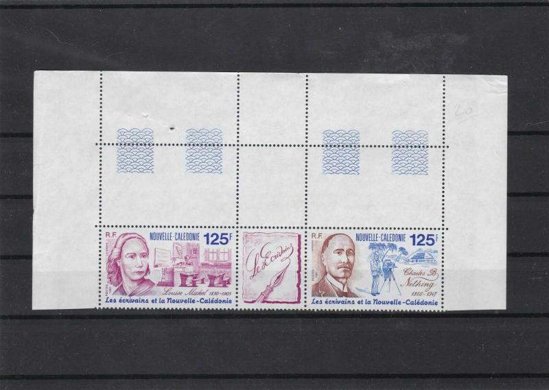 new caledonia 1991 writers mnh stamps cat £25+   ref 7884