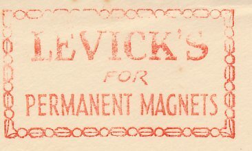 Meter cut GB / UK 1936 Permanent Magnets - Levick s