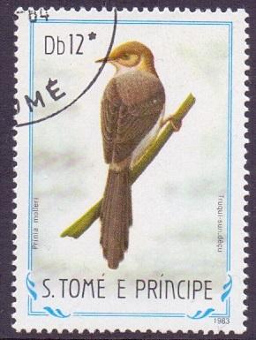 St. Thomas and Prince  1983  used  737  birds  12d.     #