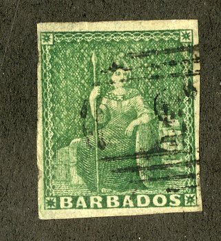 BARBADOS 5 USED SCV $230.00 BIN $95.00 ROYALTY