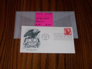 #UXC2, FDC, Artmaster, 5 Cent Air Mail, Addressed, A 1132