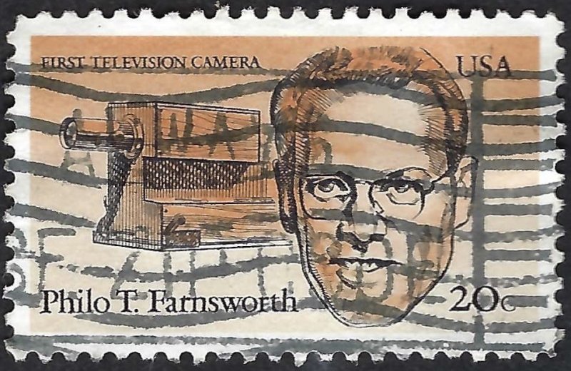 United States #2058 20¢ Philo T. Farnsworth (1983). Used.